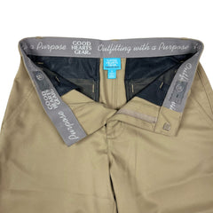 Boy's / Men's Khaki Performance Stretch Shorts