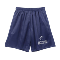 Navy Blue Mesh P.E. Shorts (While Supplies Last) - (FINAL SALE / NO RETURNS)