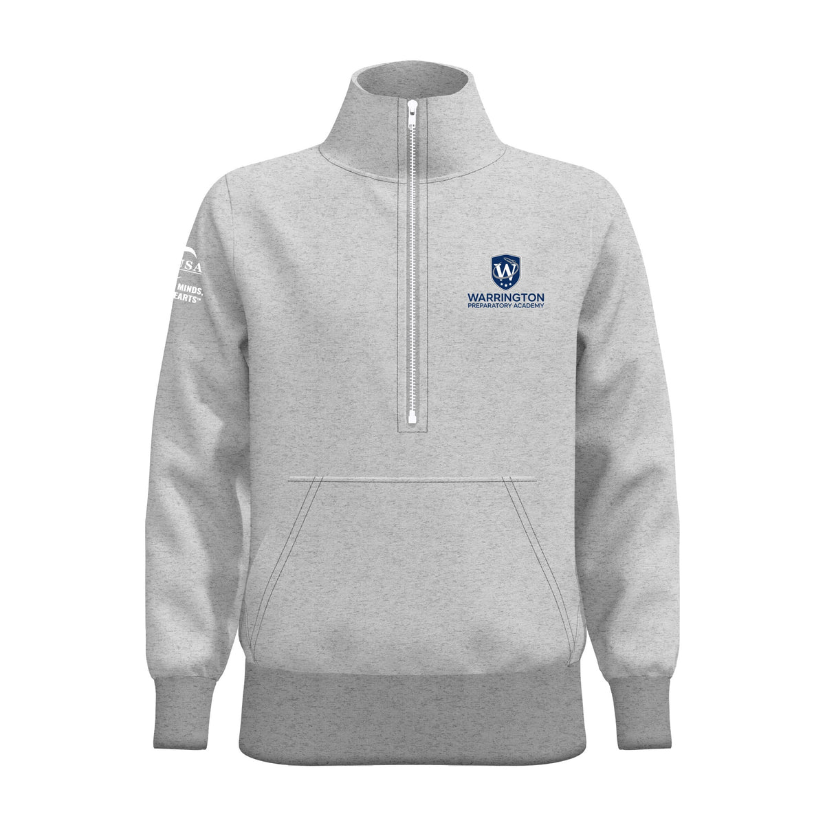 Warrington Preparatory Academy | NEW Legacy Jacket - Half Zip Sweatshirt