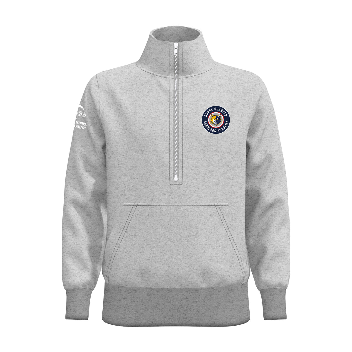 Duval Charter Scholars Academy | NEW Legacy Jacket - Half Zip Sweatshirt