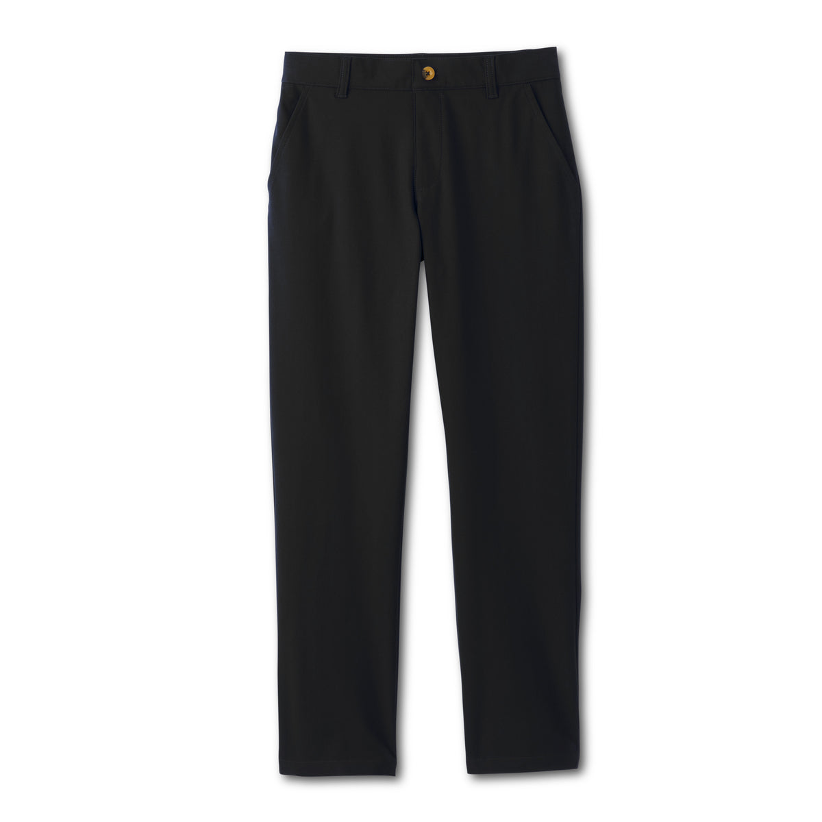 Pantalones elásticos negros de alto rendimiento para niños/hombres