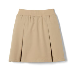 Girl's Khaki Kick Pleat Skort