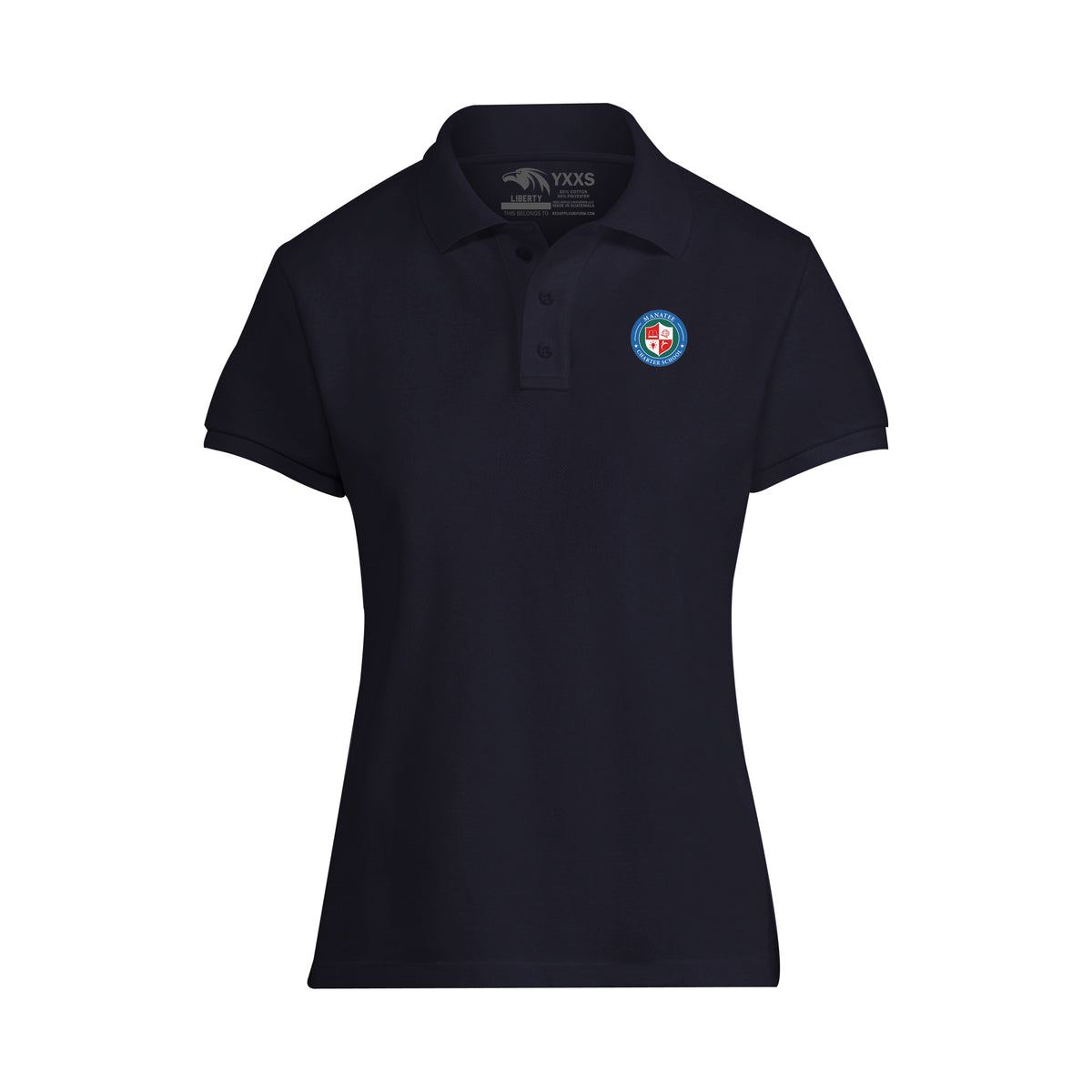 Manatee Charter School (6-8) - Women's Liberty Polo (FINAL SALE / NO RETURNS)