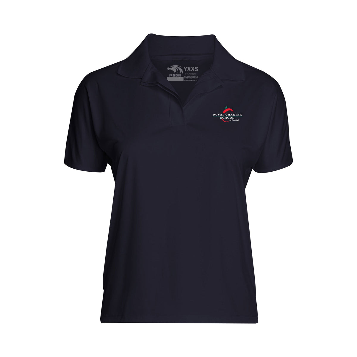 Duval Charter School at Coastal (6-8) - Women's Freedom Activewear Polo (FINAL SALE / NO RETURNS)