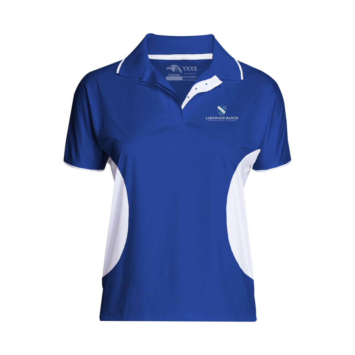 Lakewood Ranch Preparatory Academy (6-8) - Women's Freedom Activewear Coloblock Polo (FINAL SALE / NO RETURNS)