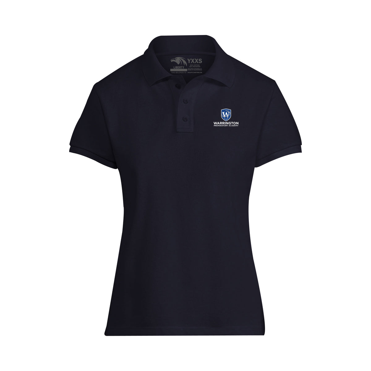 Warrington Preparatory Academy (6-8) - Women's Liberty Polo (FINAL SALE / NO RETURNS)